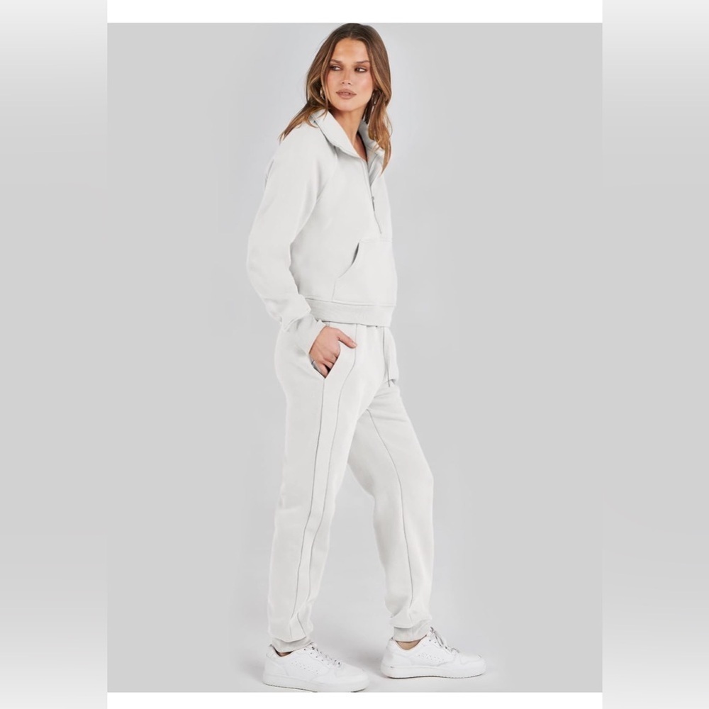 ANRABESS Womens 2 Piece Zip Up Sweatsuit